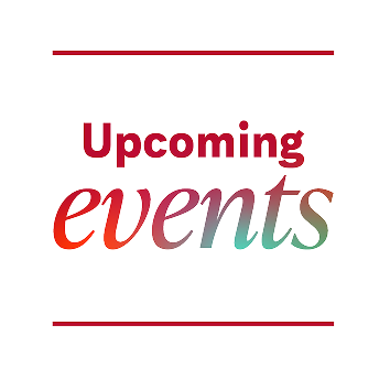 Upcoming events graphic